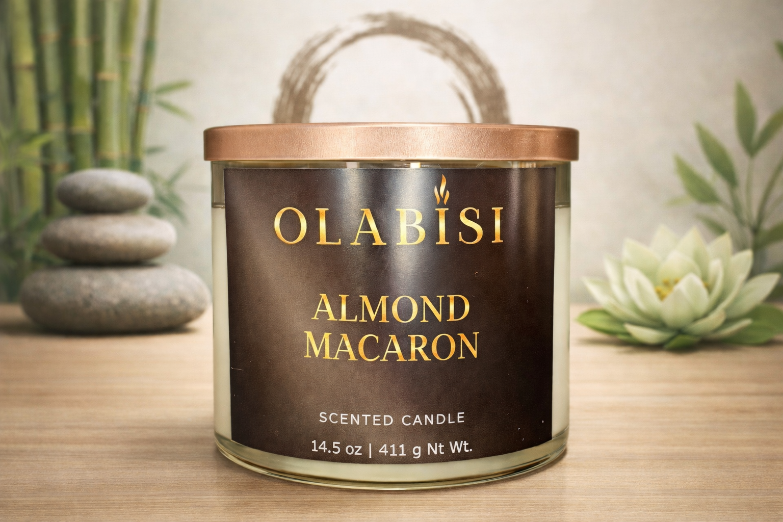 Almond Macaron Candle