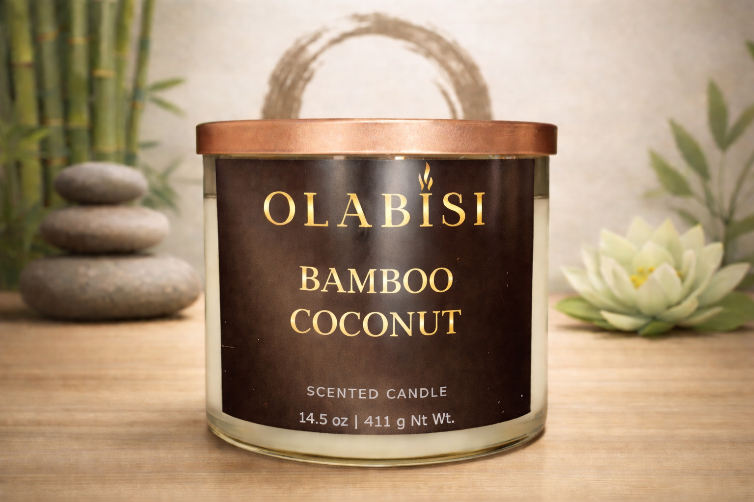 Bamboo Coconut Candle